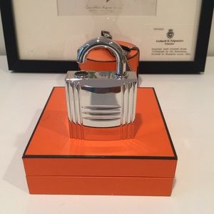 💯Collectible Rare Hermes Gold Cadena Refillable perfume Bottle No fragrance